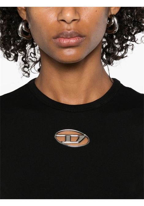t uncutie long t-shit woman black DIESEL | A16839 0CLBR9XX